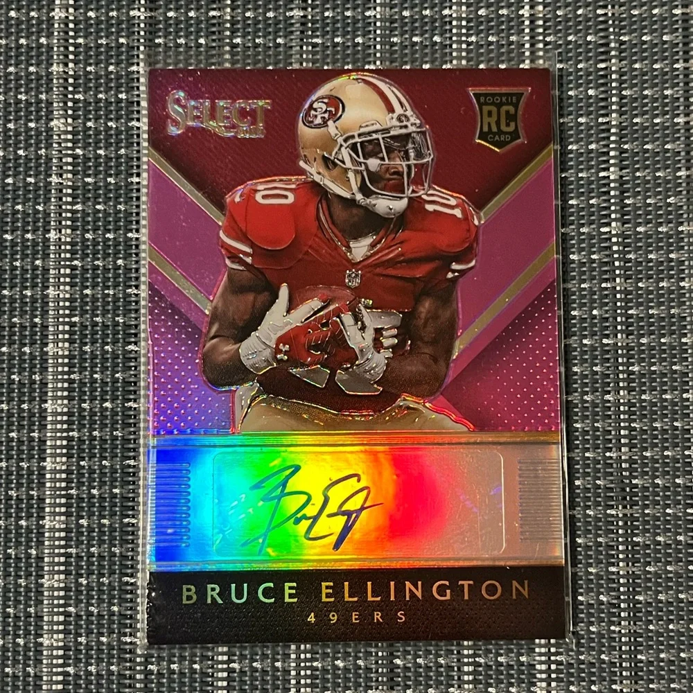 Num RC: 183/199 & Autographed 🏈 Bruce Ellington Select Rookie Card #RA-BE, Qty 1